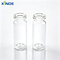 Flacons en verre médical transparents XINDE, flacons en verre pharmaceutique vides pour injection