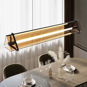 Nordic Minimalist Designer Long Glass Pendant <b>Light</b> Luxury Creative Artistic <b>Dining</b> Table for Restaurant Coffee Shop Chandelier - Product Image 3