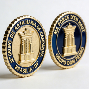 Pièces de monnaie souvenirs, logo animalier personnalisé, pièce de monnaie chrétienne, estampage métallique personnalisé, pièce de monnaie de défi personnalisée en or - Product Image 1