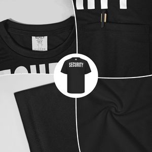 Chemise d'uniforme de sécurité pour hommes, polyester et coton, avec poche, toutes saisons, pour la garde et le travail - Product Image 5