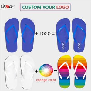 Sandalias de Playa Casuales de Verano para Mujer de Alta Calidad, Diseño Floral Personalizado, Suela Suave, Impermeables, Pantuflas para Exteriores de Fábrica - Product Image 4