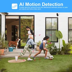 HFWVISION 5000mAh pil kamera 2K 3W GÜNEŞ PANELI açık ev güvenlik hareket algılama için kablosuz kamera güneş kamera Wifi - Product Image 5