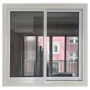 Fenêtre <span class=keywords><strong>coulissante</strong></span> en alliage d'aluminium certifiée CE pour usage extérieur en cuisine, coupe-vent, design rustique - Product Image 2
