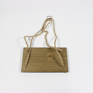 Decoración de Pared, Estantes <span class=keywords><strong>Colgantes</strong></span> de Madera <span class=keywords><strong>con</strong></span> Gancho, Soporte para Macetas Pequeñas - Product Image 4