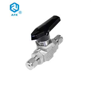 304 316 thép không gỉ nén 1/4 "3/8" 1/2 "3/4" 1 "1-1/4" 1-1/2 "DN15 DN20 DN25 ngắt van bi cho dầu nước không khí - Product Image 3