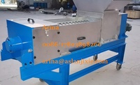 Industriële 500Kg Per Uur Fruitgroentesap Ontwateringsmachine Kokosnoot Gember Citroen Schroef Pers Juicing Machine