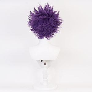 วิกผมคอสเพลย์สีม่วงสั้นสังเคราะห์ Ainizi จากซีรีส์ <span class=keywords><strong>My</strong></span> <span class=keywords><strong>Hero</strong></span> <span class=keywords><strong>Academia</strong></span> ตัวละครชินโซ ฮิโตชิ สำหรับฮาโลวีน - Product Image 5
