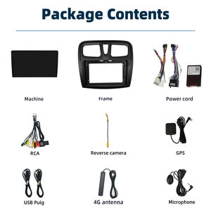 Reproductor de vídeo ESTÉREO AUTOMÁTICO 2K Android 13 Radio de coche para Renault Logan <span class=keywords><strong>Sandero</strong></span> 2012-2022 <span class=keywords><strong>Carplay</strong></span> Autoradio 360 Cámara - Product Image 6