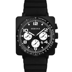 Luxury Self Winding Automatic Watch Custom Logo Hight Quality Sellita Movement SW330 Movement Mechanidal Creative Watch for Men