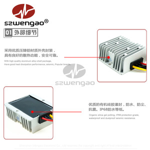 Convertidor CC-CC Szwengao de 36V 48V a 12V 20A, Regulador de Voltaje para Actualización de Carritos de Golf - Product Image 3