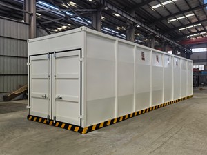 Diesel <span class=keywords><strong>Essence</strong></span> Acier au carbone Finition peinte Réservoirs <span class=keywords><strong>de</strong></span> stockage <span class=keywords><strong>mont</strong></span>és sur patins pour station-service Pompe à carburant Conteneur Station-service - Product Image 5