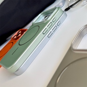 Nueva Funda Rígida de PC Color Naranja para Teléfono Móvil iPhone 17 Pro Max, Cubierta Magnética para iPhone 17 Air 16 15 14 13 12 11 - Product Image 4