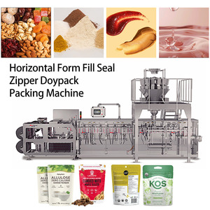 Máquina automática horizontal de formación, llenado y sellado <span class=keywords><strong>para</strong></span> bolsas con cierre tipo Doypack mini <span class=keywords><strong>para</strong></span> especias y carne seca - Product Image 4