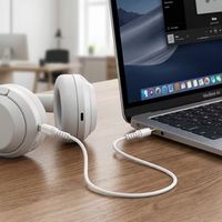 Cable de Audio Tipo C a 3.5mm con Chip DAC HiFi, Adaptador para Auriculares con Cubierta de PVC para Teléfono, Laptop, Tablet y Auto