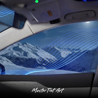 Película para Ventanas Astrace Luxury de 2 Mil, Antibacterial, con Bloqueo UV, Antipolvo, con Garantía de 8 Años, Ecológica para el Interior del Automóvil