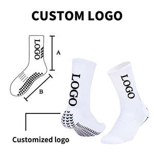 Calzini Antiscivolo Personalizzati con Logo <span class=keywords><strong>per</strong></span> Bambini, Ragazzi e Uomini, <span class=keywords><strong>Calze</strong></span> Sportive Lunghe con Grip <span class=keywords><strong>per</strong></span> <span class=keywords><strong>Calcio</strong></span> e Atletica - Product Image 4
