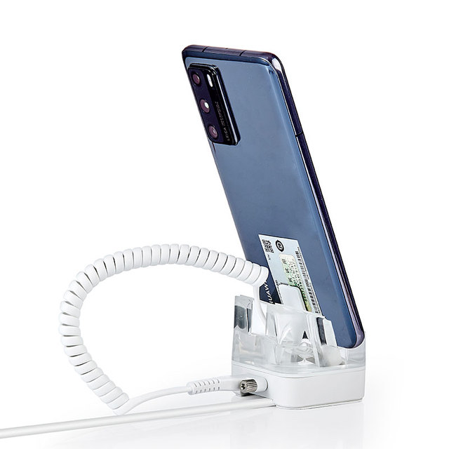 Alarm System Type C Mobile Phone Security Display Stand Smartphone Anti Theft Holder With Charging Cable