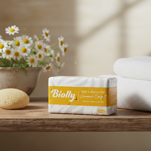 Jabón en Barra Biolly de Manzanilla 150g - Calmante para la Piel, Limpieza Profunda, Triple Molienda - Product Image 3