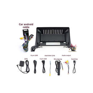 Aijia Usine Échantillon Gratuit 9 POUCES Fascia Steerio Facia Audio Plastique pour 2018 Noir Voiture <span class=keywords><strong>Android</strong></span> <span class=keywords><strong>Peugeot</strong></span> <span class=keywords><strong>208</strong></span> Cadre Plastique - Product Image 1