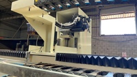 Machine de polissage de pierre automatique multi-têtes GBDM-3000N avec PLC et moteur pour granit et marbre