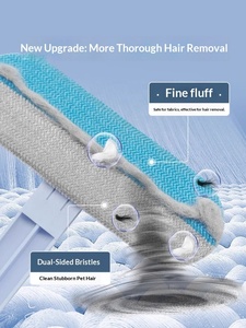 <span class=keywords><strong>Brosse</strong></span> à poils d'animaux multifonctionnelle à long manche réutilisable pour le nettoyage des tapis, des canapés et des lits - Product Image 5