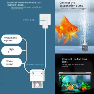 水槽アクセサリー Wifiアプリ制御 魚用自動給餌器 魚タンク用フードディスペンサー 柔軟な量の調節 多重タイミング設定 - Product Image 6