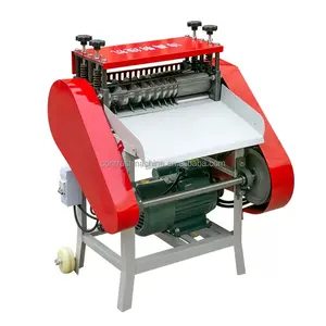 Recycling waste electric wire cutter peeler stripper scrap copper wire cable peeling stripping machine