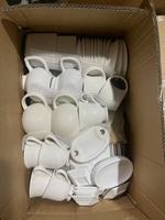 Assortiment 2026 de Vaisselle en Céramique Blanche : Bols, Tasses, Soucoupes, Plats et Assiettes en Porcelaine. Stock en Carton, Prix Abordable, Vaisselle de Table