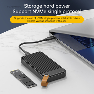Produsen grosir cangkang aluminium USB 4.0 kotak Hard Drive portabel M.<span class=keywords><strong>2</strong></span> NVMe 40Gbps penutup Hard Drive - Product Image 3