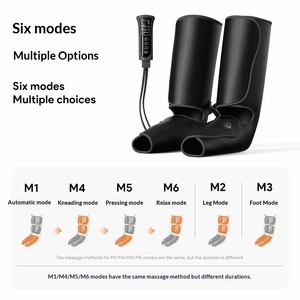 Electric Air <b>Compression</b> Leg Beauty Massager, Full Wrap Air <b>Bag</b> Air Wave Calf Muscle Relief Massage Device - Product Image 2