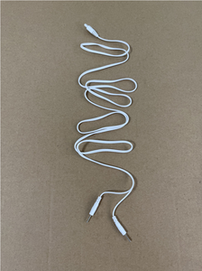 Kabel pijat tubuh terapi Digital kabel TENS Unit 2-in-1 Putih dengan kabel elektroda Plug-In dinding bagus untuk produk pijat - Product Image 4