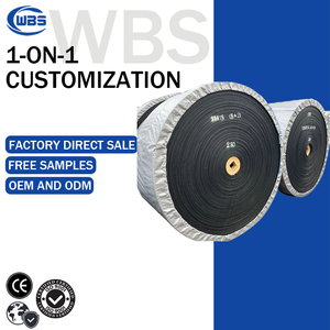 Sabuk Konveyor Karet Tanpa Akhir Pola Chevron EP630/3 untuk Pertambangan Batubara, Industri Kimia, Tambang Batu, Pasir, Batubara Anti-abrasi - Product Image 1