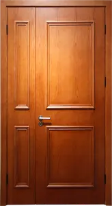 Porta de madeira dupla de entrada frontal para casa, porta de madeira de madeira maciça dupla original de fábrica de alta qualidade
