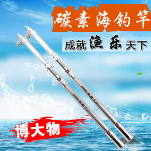 Canne à pêche en fibre de carbone 3,5 m télescopique ultra-rigide pour la pêche en eau salée et la pêche en mer - Product Image 3