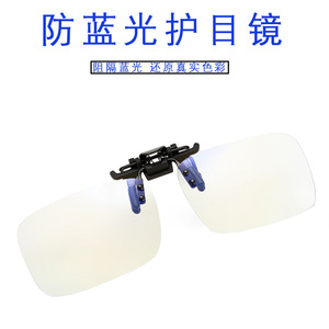 Gafas con Clip Anti Luz Azul, Lentes de Resina con Índice 1.61 para Protección Ocular en Conducción Nocturna - Product Image 2