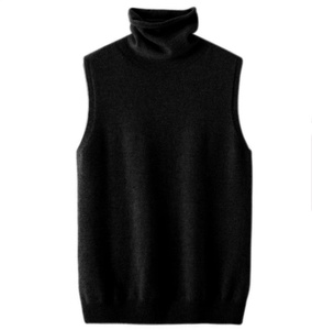 Gilet in Cashmere a Collo Alto <span class=keywords><strong>Senza</strong></span> <span class=keywords><strong>Maniche</strong></span> Stile Casual per Donna, Vendita all'Ingrosso - Product Image 4