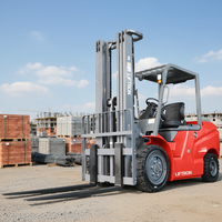 Liftron DL Serie 3,5T Lithium-Vollgummireifen Sitzbetriebener CPD35L Entladungs-Elektrostapler