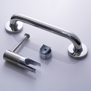 Soporte de papel higiénico duradero Soporte de papel higiénico pivotante de doble poste Soporte de rollo Perchas Soporte de papel higiénico - Product Image 2