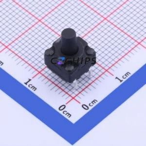 K2-1843DP-N4SW-02 Tactile Switch Through hole Component (THT) Switch 2.5N Through Hole 8mm 8mm - Product Image 1