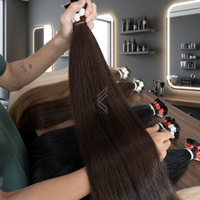 Paquets de cheveux bruts vietnamiens à partir de cheveux bruts Importation de cheveux vietnamiens raides bruts Qualité hollywoodienne
