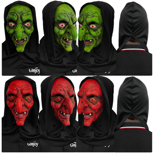 Masque de sorcière effrayant en latex, visage de vieille femme effrayante pour Halloween, maison hantée, escape room, accessoire de costume personnalisé - Product Image 3