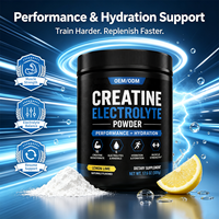 Créatine Monohydrate en Micro-Poudre Pure, Électrolytes, 500g – Complément Alimentaire pour Hommes et Femmes, Soutien à l'Hydratation Musculaire – Meilleure Vente