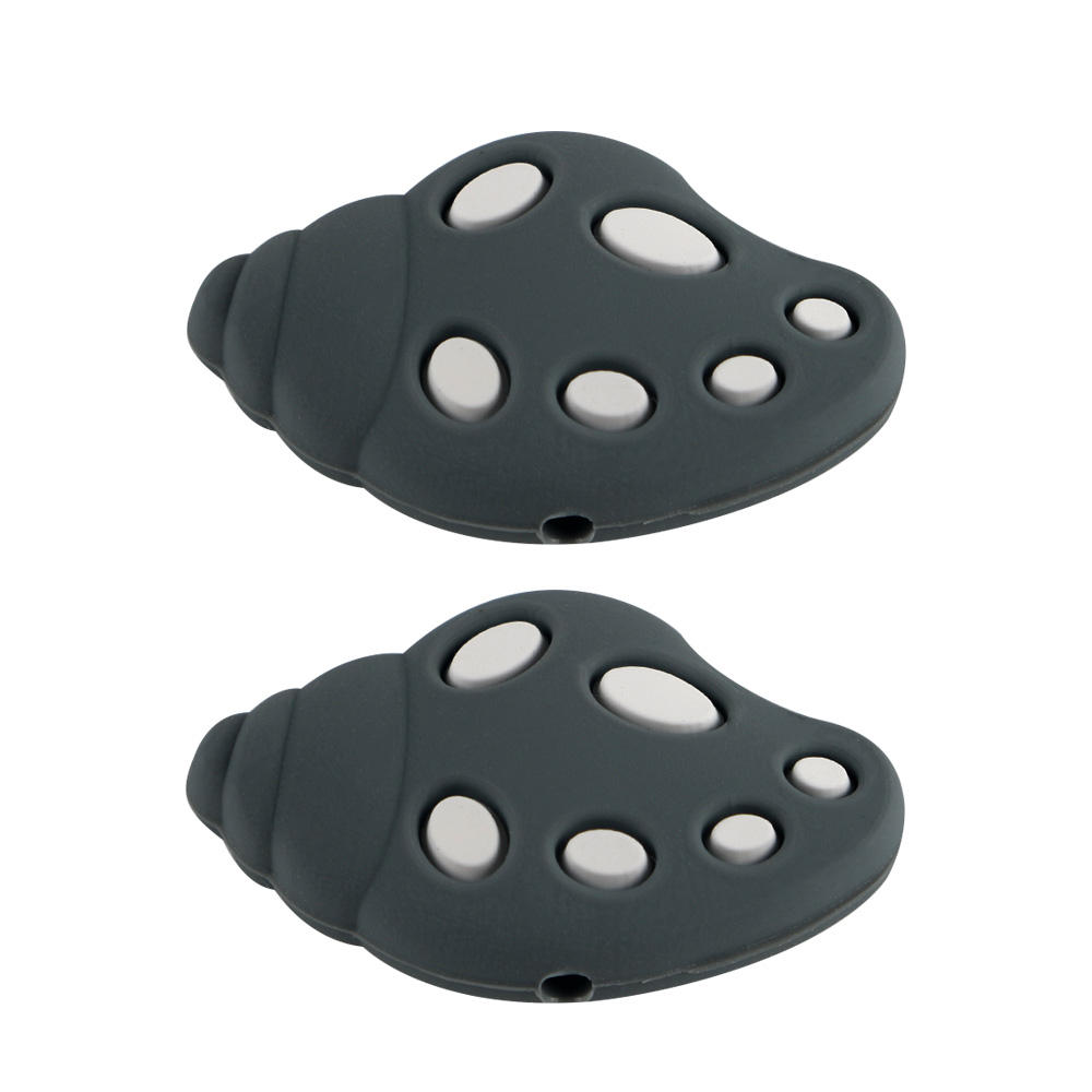 ลูกปัดโฟกัสหอย SA111สีเทาสลัว