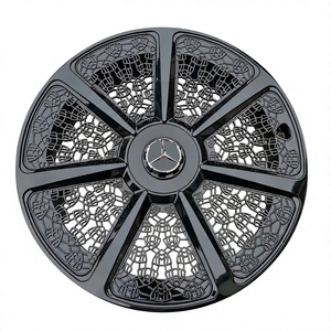 Ruedas <span class=keywords><strong>de</strong></span> <span class=keywords><strong>Lujo</strong></span> con Encaje Intrincado para Modificación <span class=keywords><strong>de</strong></span> Maybach - Llantas Personalizadas con Acabado Cromado Negro <span class=keywords><strong>de</strong></span> Alta Gama - Product Image 1