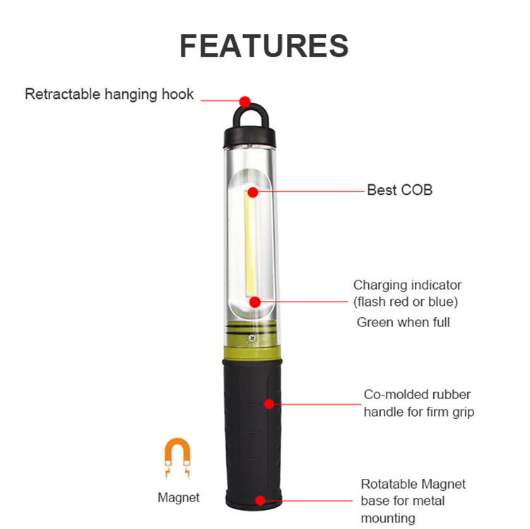 2 оси поворотный портативный профессиональный аккумуляторный светодиодный магнитный рабочий свет
