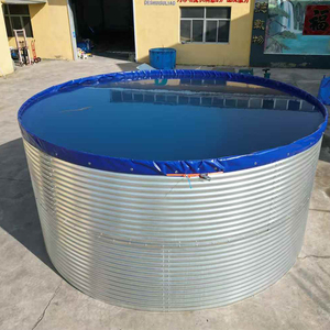 Fournisseurs d'aquaculture de grands réservoirs de poissons Biofloc Bâche en PVC Réservoir de pisciculture rond Étang <span class=keywords><strong>à</strong></span> crevettes Boîte de <span class=keywords><strong>ferme</strong></span> - Product Image 1