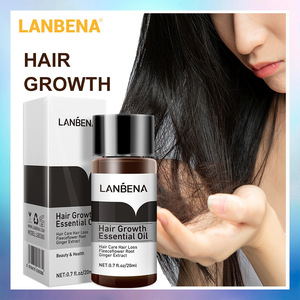 Para LANBENA <span class=keywords><strong>Andrea</strong></span> 20ml Suero para el crecimiento del cabello Tratamiento de aceite esencial de hierbas rápido y potente Previene la pérdida de cabello Mejora el cuidado del cabello - Product Image 3