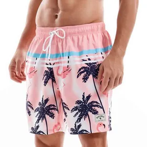 Custom Pocket Quick Dry Breathable Swimming Beach Fashion Men Swim Shorts