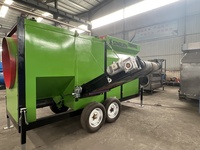 Trommel mobile de 30 mètres cubes par heure pour le gravier, le compost, les porcs et les moutons