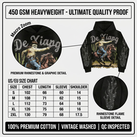 Fabricant de sweats à capuche personnalisés avec des motifs western et des strass |   Rodeo-Core Archive Distressed |   Série Atelier de luxe de qualité supérieure 450 g/m²